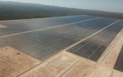 Construction of the Tuli & Helios solar plant, 375 MW